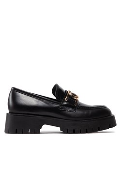 Loafersy Guess Ilary FL7ILR FAL14 Czarny ze sklepu eobuwie.pl w kategorii Półbuty damskie - zdjęcie 181281305