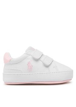 Sneakersy Polo Ralph Lauren Heritage Court Ii Ez Layette RL100733 Biały ze sklepu eobuwie.pl w kategorii Buciki niemowlęce - zdjęcie 181281325