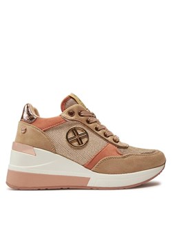 Sneakersy Xti 141116 Beżowy ze sklepu eobuwie.pl w kategorii Buty sportowe damskie - zdjęcie 181281358