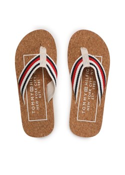 Japonki Tommy Hilfiger Cork Beach Sandal FM0FM04475 Beżowy ze sklepu eobuwie.pl w kategorii Klapki męskie - zdjęcie 181281437