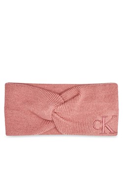Opaska materiałowa Calvin Klein Monogram Embro K60K612658 Różowy ze sklepu eobuwie.pl w kategorii Opaski do włosów - zdjęcie 181281829