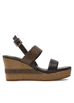 Sandały U.S. Polo Assn. Alyssa019 Print Brązowy ze sklepu eobuwie.pl w kategorii Sandały damskie - zdjęcie 181281867