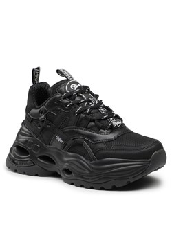 Sneakersy Buffalo Triplet Hollow BN16307471 Czarny ze sklepu eobuwie.pl w kategorii Buty sportowe damskie - zdjęcie 181281928