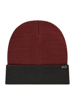 Czapka Jack Wolfskin Rib Hat 1903891-2185 Bordowy ze sklepu eobuwie.pl w kategorii Czapki zimowe damskie - zdjęcie 181282239