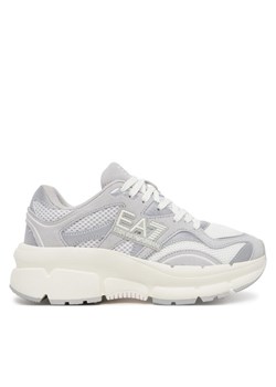 Sneakersy EA7 Emporio Armani X8X237 XK425 R951 Szary ze sklepu eobuwie.pl w kategorii Buty sportowe damskie - zdjęcie 181282498