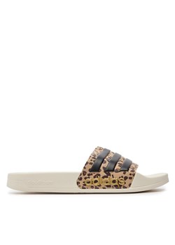 Klapki adidas adilette Shower Slides IG3682 Brązowy ze sklepu eobuwie.pl w kategorii Klapki damskie - zdjęcie 181282636
