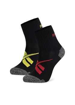 Zestaw 2 par wysokich skarpet unisex Reebok R0418-SS24 (2-pack) Czarny ze sklepu eobuwie.pl w kategorii Skarpetki męskie - zdjęcie 181282817