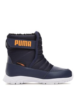 Śniegowce Puma Nieve WTR AC PS 380745 06 Granatowy ze sklepu eobuwie.pl w kategorii Buty zimowe dziecięce - zdjęcie 181282938