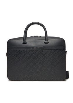 Torba na laptopa Tommy Hilfiger AM0AM13104 Czarny ze sklepu eobuwie.pl w kategorii Torby na laptopa - zdjęcie 181283246