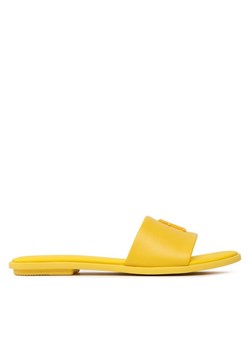 Klapki Tommy Hilfiger Th Pop Mule FW0FW07097 Żółty ze sklepu eobuwie.pl w kategorii Klapki damskie - zdjęcie 181283415