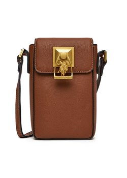 Torebka U.S. Polo Assn. BIUXT8489WVP Brązowy ze sklepu eobuwie.pl w kategorii Listonoszki - zdjęcie 181283466