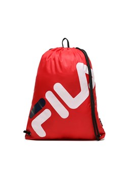 Worek Fila Bogra Sport Drawstring Backpack FBU0013 Czerwony ze sklepu eobuwie.pl w kategorii Plecaki - zdjęcie 181283497