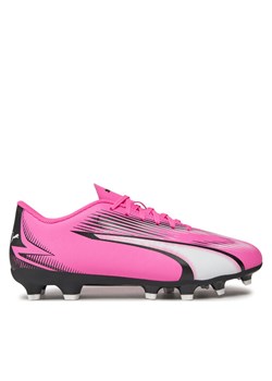 Buty do piłki nożnej Puma Ultra Play Fg/Ag Jr 107775 01 Różowy ze sklepu eobuwie.pl w kategorii Buty sportowe dziecięce - zdjęcie 181283639