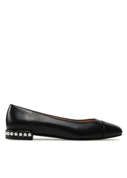 Baleriny Stuart Weitzman Pearl Flat SB753 Czarny ze sklepu eobuwie.pl w kategorii Balerinki - zdjęcie 181283657