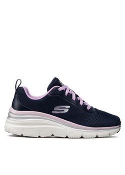 Sneakersy Skechers Make Moves 149277/NVLV Granatowy ze sklepu eobuwie.pl w kategorii Buty sportowe damskie - zdjęcie 181283735