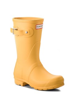 Kalosze Hunter Original Short WFS1000RMA Żółty ze sklepu eobuwie.pl w kategorii Kalosze damskie - zdjęcie 181283778