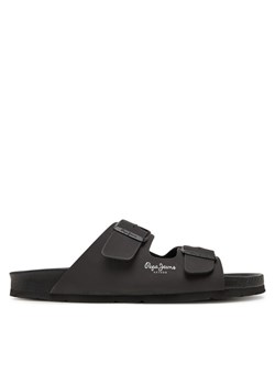 Klapki Pepe Jeans PMS90101 Czarny ze sklepu eobuwie.pl w kategorii Klapki męskie - zdjęcie 181283889
