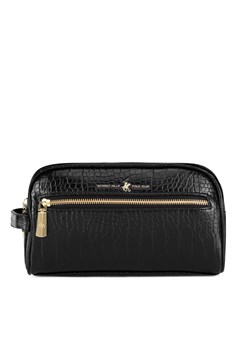 Kosmetyczka Beverly Hills Polo Club BHPC-W1-001-AW24 Czarny ze sklepu eobuwie.pl w kategorii Kosmetyczki - zdjęcie 181283927