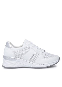 Sneakersy Rieker N4315-80 Biały ze sklepu eobuwie.pl w kategorii Buty sportowe damskie - zdjęcie 181283929