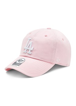 Czapka z daszkiem 47 Brand MLB Los Angeles Dodgers '47 CLEAN UP B-RGW12GWSNL-PTA Różowy ze sklepu eobuwie.pl w kategorii Czapki z daszkiem damskie - zdjęcie 181283949