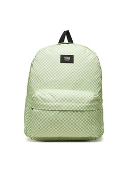 Plecak Vans Old Skool Check VN000H4XCLH1 Zielony ze sklepu eobuwie.pl w kategorii Plecaki - zdjęcie 181284006