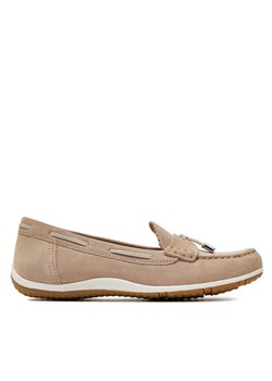 Mokasyny Geox D Vega Moc D35DNA 00022 C6738 Brązowy ze sklepu eobuwie.pl w kategorii Mokasyny damskie - zdjęcie 181284257