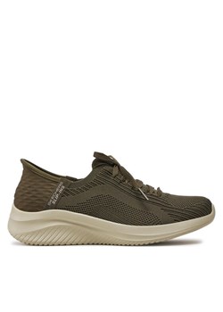 Sneakersy Skechers Ultra Flex 3.0-Brilliant Path 149710/OLV Khaki ze sklepu eobuwie.pl w kategorii Buty sportowe damskie - zdjęcie 181284266