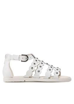 Sandały Geox J Sandal Karly Girl J3535D043BCC1000 S Biały ze sklepu eobuwie.pl w kategorii Sandały dziecięce - zdjęcie 181284337