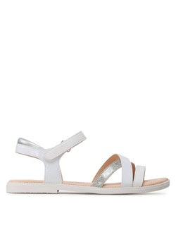 Sandały Geox J Sandal Karly Girl J5235D00254C1000 D Biały ze sklepu eobuwie.pl w kategorii Sandały dziecięce - zdjęcie 181284998