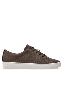 Sneakersy MICHAEL Michael Kors Keaton Lace Up 43R4KTFS1B Brązowy ze sklepu eobuwie.pl w kategorii Trampki damskie - zdjęcie 181285086