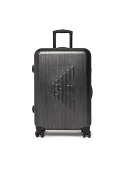 Walizka średnia Emporio Armani EM001930 AF15459 U8097 Szary ze sklepu eobuwie.pl w kategorii Walizki - zdjęcie 181285595