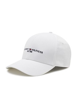 Czapka z daszkiem Tommy Hilfiger Th Established Cap AM0AM07352 Biały ze sklepu eobuwie.pl w kategorii Czapki z daszkiem męskie - zdjęcie 181285698