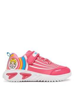 Sneakersy Geox J Assister J55E9C 02ABC C8002 D Różowy ze sklepu eobuwie.pl w kategorii Buty sportowe dziecięce - zdjęcie 181285986