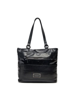 Torebka Monnari TORIMP0-24J-BAG4800-K020D000-R00 Czarny ze sklepu eobuwie.pl w kategorii Torby Shopper bag - zdjęcie 181286136