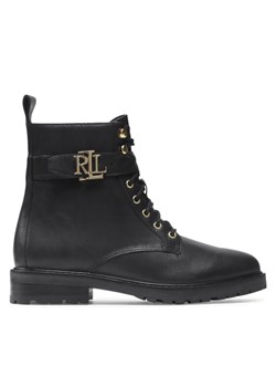 Botki LAUREN RALPH LAUREN Elridge 802838413001 Czarny ze sklepu eobuwie.pl w kategorii Workery damskie - zdjęcie 181286268