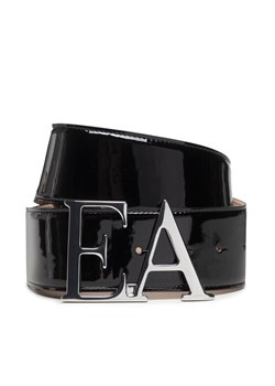Pasek Damski Emporio Armani Y3I271 YFS7E 80001 Czarny ze sklepu eobuwie.pl w kategorii Paski damskie - zdjęcie 181286405