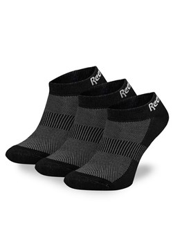 Zestaw 3 par niskich skarpet unisex Reebok R0356-SS24 (3-pack) Czarny ze sklepu eobuwie.pl w kategorii Skarpetki damskie - zdjęcie 181286445