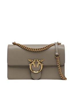 Torebka Pinko Love One Classic Dc AI 23-24 PLTT100941 A0F1 Szary ze sklepu eobuwie.pl w kategorii Listonoszki - zdjęcie 181286857