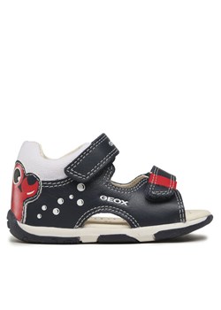 Sandały Geox B Sandal Tapuz Boy B350XB08510C0735 Granatowy ze sklepu eobuwie.pl w kategorii Buciki niemowlęce - zdjęcie 181286959