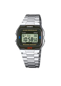 Zegarek Casio Vintage A163WA-1QES Srebrny ze sklepu eobuwie.pl w kategorii Zegarki - zdjęcie 181286995