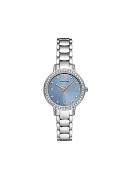 Zegarek Emporio Armani Cleo AR11585 Srebrny ze sklepu eobuwie.pl w kategorii Zegarki - zdjęcie 181287157
