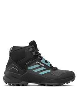 Trekkingi adidas Terrex Swift R3 Mid Gtx W GORE-TEX HP8712 Czarny ze sklepu eobuwie.pl w kategorii Buty trekkingowe damskie - zdjęcie 181287316