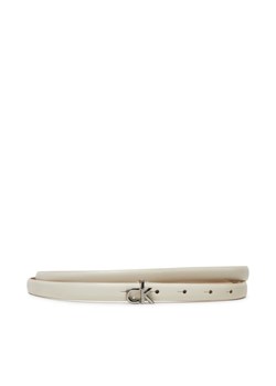 Pasek Damski Calvin Klein Ck Buckle Skinny Belt 1.5 K60K612932 Biały ze sklepu eobuwie.pl w kategorii Paski damskie - zdjęcie 181287408