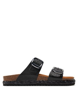 Espadryle Geox D New Brionia High D45S8A 000BN C9999 Czarny ze sklepu eobuwie.pl w kategorii Klapki damskie - zdjęcie 181287656