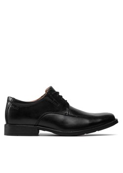 Półbuty Clarks Tilden Walk 261103107 Czarny ze sklepu eobuwie.pl w kategorii Buty eleganckie męskie - zdjęcie 181287786