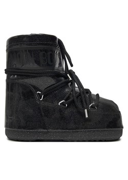 Śniegowce Moon Boot Icon Low Glitter 80D1409440 Czarny ze sklepu eobuwie.pl w kategorii Śniegowce damskie - zdjęcie 181287825