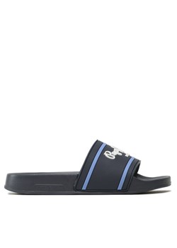 Klapki Pepe Jeans Slider Logo B PBS70054 Granatowy ze sklepu eobuwie.pl w kategorii Klapki dziecięce - zdjęcie 181287916