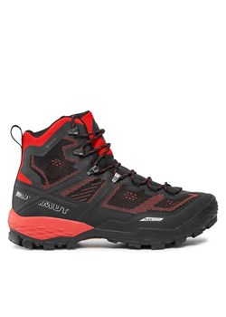 Trekkingi Mammut Ducan High GTX GORE-TEX 3030-03471-00517-1075 Czarny ze sklepu eobuwie.pl w kategorii Buty trekkingowe męskie - zdjęcie 181288048