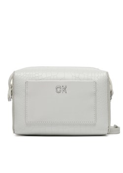 Torebka Calvin Klein Ck Daily Camera Bag_Croco K60K612140 Szary ze sklepu eobuwie.pl w kategorii Listonoszki - zdjęcie 181288215