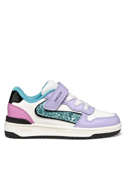Sneakersy Geox J Washiba J55HXA 0BCEW C8320 M Fioletowy ze sklepu eobuwie.pl w kategorii Buty sportowe dziecięce - zdjęcie 181288237